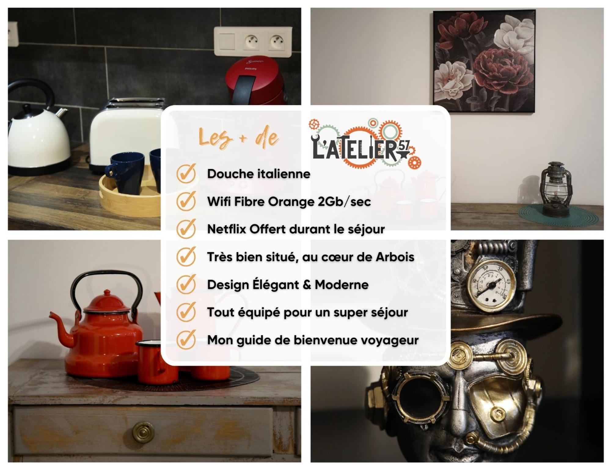 L'Atelier 57 - Votre Meuble Authentique ! Apartment Arbois Exterior foto